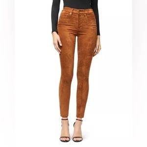 Good American Faux Suede Pants size 26
